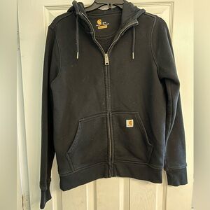 Carhartt Black Full-Zip Hoodie